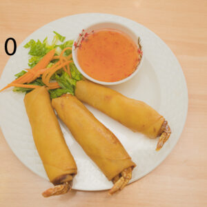 Bacon torpedo shrimp / Tôm bay