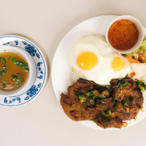 House rice plates (pork, chicken, beef) / Cơm thập cẩm