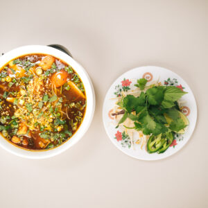 House spicy beef soup / Hủ tiếu sa tế