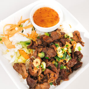 Lemongrass beef / Bún bò xào xả